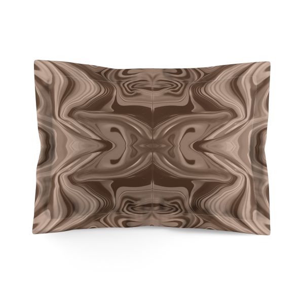 Lipnotic Kaleidoscope Background In Almondine 01 - Microfiber Pillow Sham