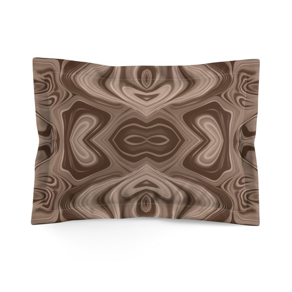 Lipnotic Kaleidoscope Background In Almondine 04 - Microfiber Pillow Sham