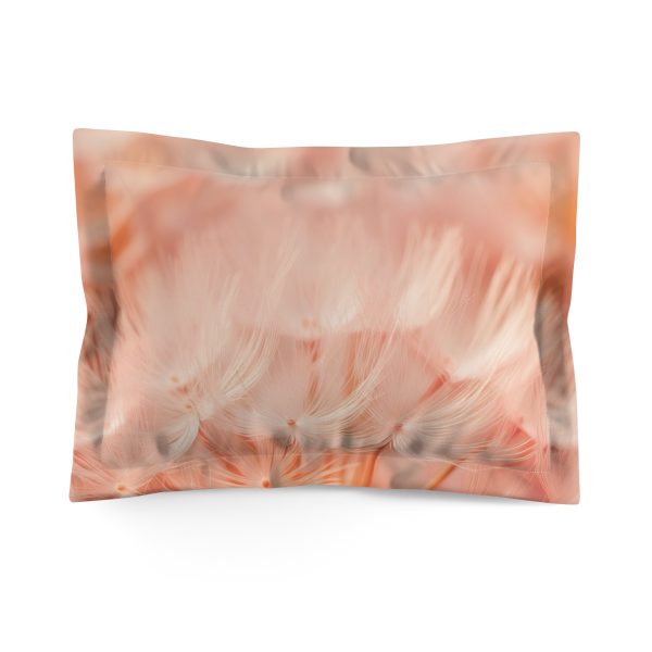 Lovely Fuzzy Fluff in Peach 01 - Microfiber Pillow Sham