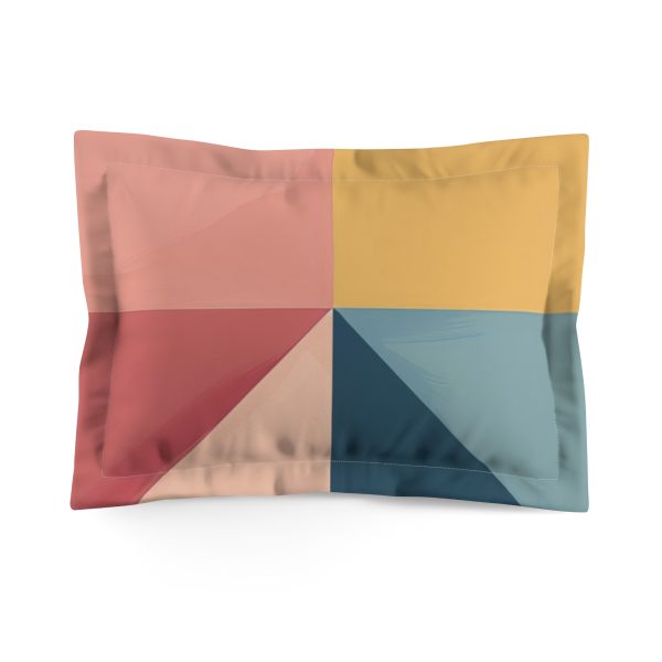 Soft Geometric Pyramid 02 - Microfiber Pillow Sham