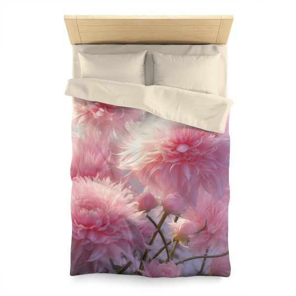 Rise and Shine Powder Puffs - Microfiber Duvet Cover - Image 5