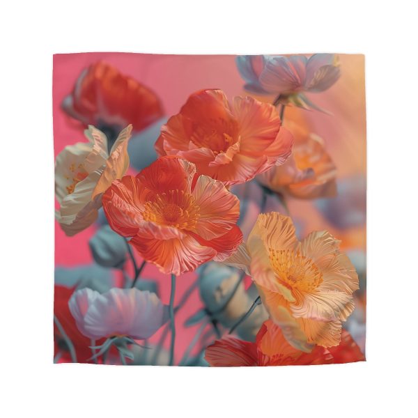 Bright Fantasy Floral 05 - Microfiber Duvet Cover - Image 16