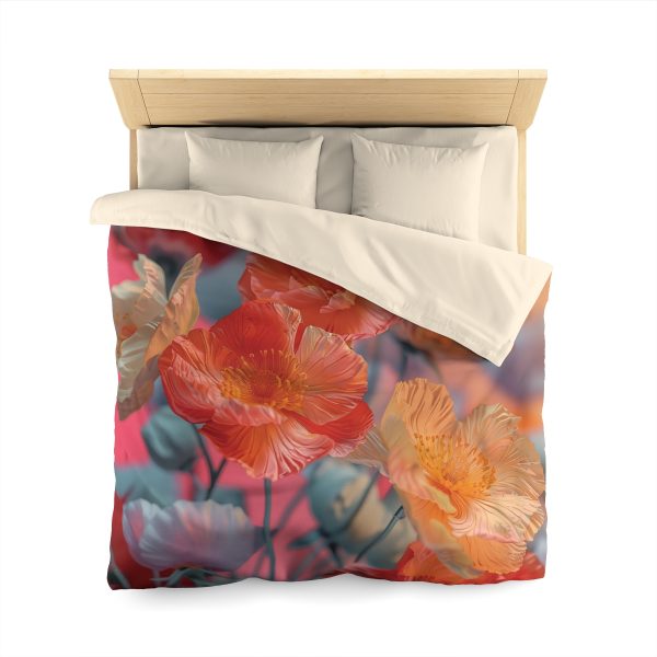 Bright Fantasy Floral 05 - Microfiber Duvet Cover - Image 17