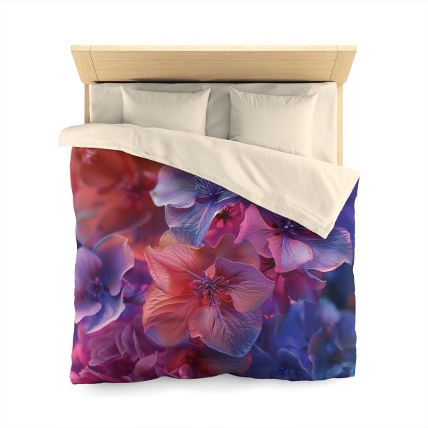 Bright Fantasy Floral 03 - Microfiber Duvet Cover - Image 17