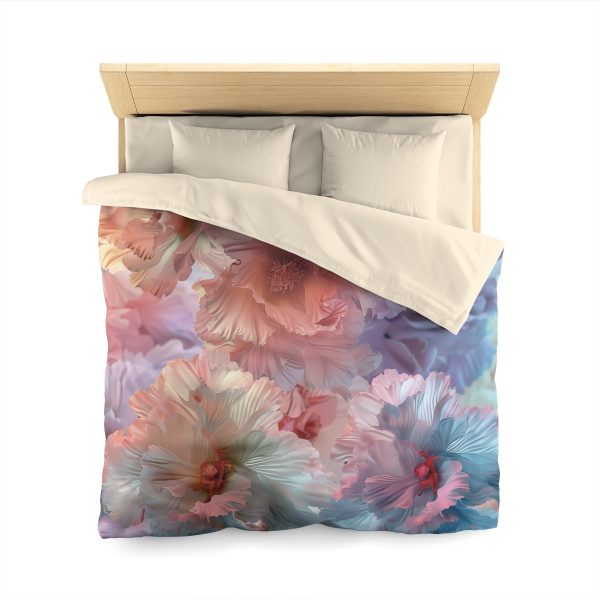 Floral Nebula 02 - Microfiber Duvet Cover - Image 17