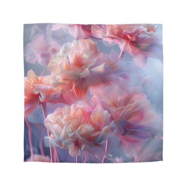 Floral Nebula 03 - Microfiber Duvet Cover - Image 16