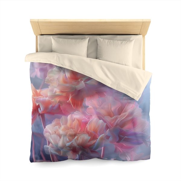 Floral Nebula 03 - Microfiber Duvet Cover - Image 17