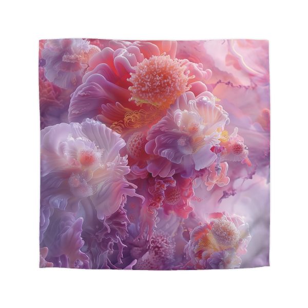 Floral Nebula 05 - Microfiber Duvet Cover - Image 16