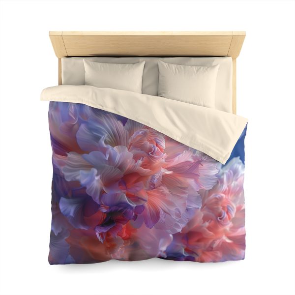 Floral Nebula 07 - Microfiber Duvet Cover - Image 17