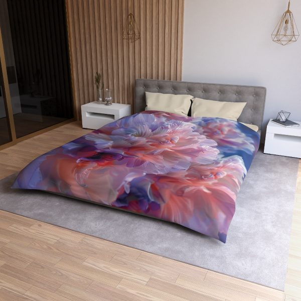 Floral Nebula 07 - Microfiber Duvet Cover - Image 18