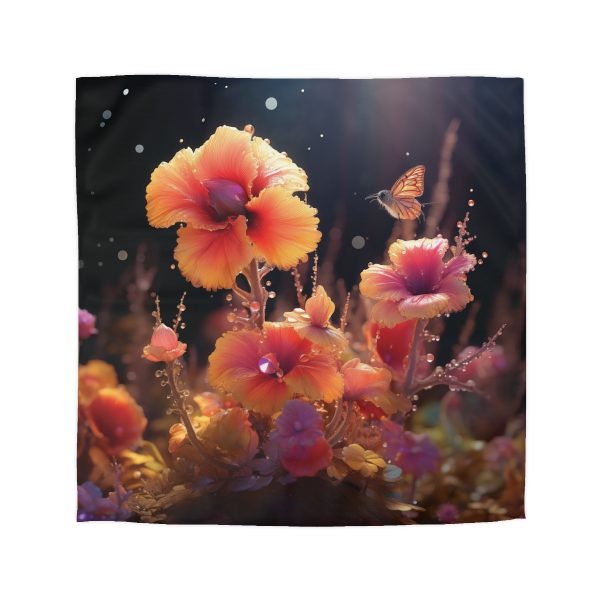 Bright Fantasy Floral 01 - Microfiber Duvet Cover - Image 16