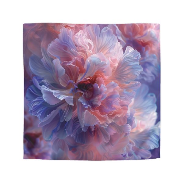 Floral Nebula 08 - Microfiber Duvet Cover - Image 16