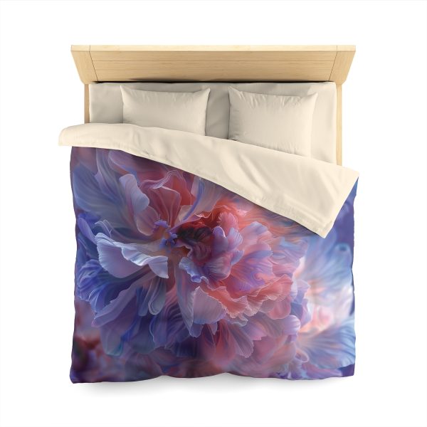 Floral Nebula 08 - Microfiber Duvet Cover - Image 17