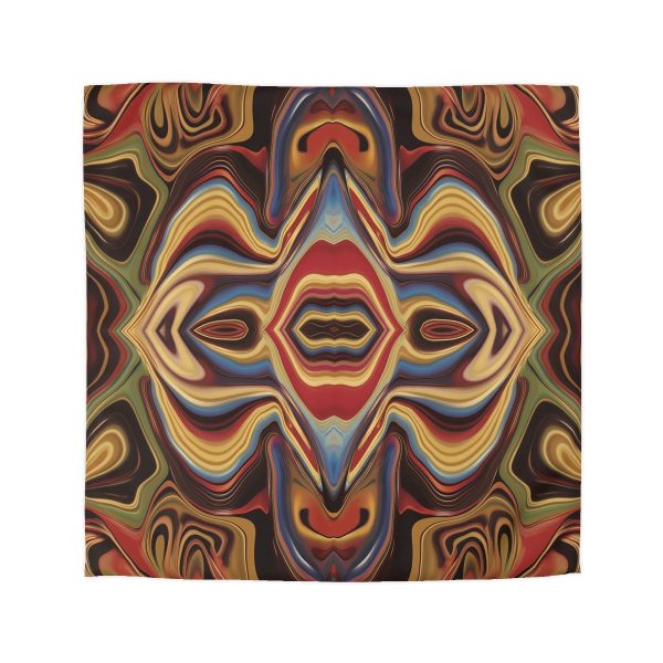 Lipnotic Kaleidoscope Background 03 - Microfiber Duvet Cover - Image 16