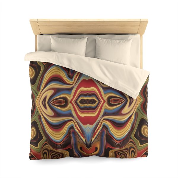 Lipnotic Kaleidoscope Background 03 - Microfiber Duvet Cover - Image 17