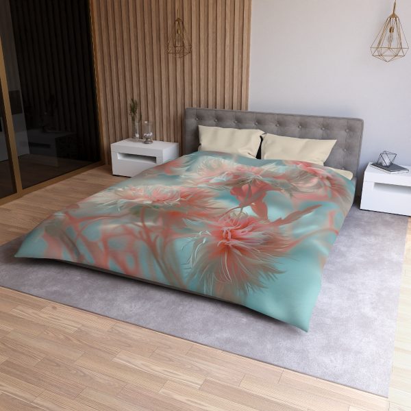 Floral Nebula 01 - Microfiber Duvet Cover - Image 18