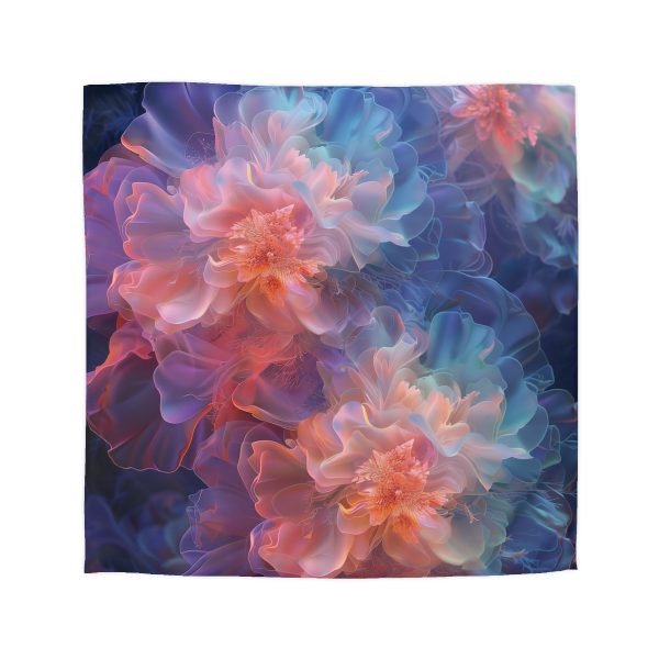 Floral Nebula 09 - Microfiber Duvet Cover - Image 16