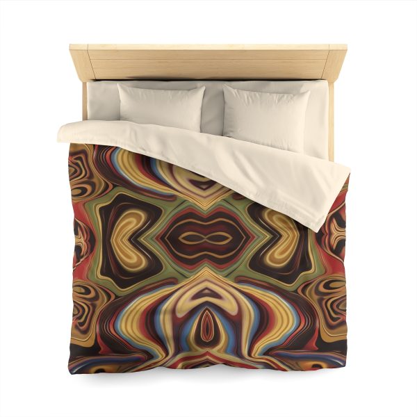 Lipnotic Kaleidoscope Background 04 - Microfiber Duvet Cover - Image 17