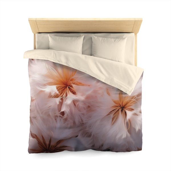 Soft Fantasy Feather Puffs - Microfiber Duvet Cover - Image 17