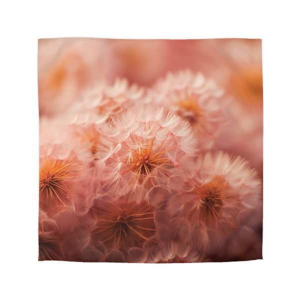 Lovely Fuzzy Fluff in Peach 02 - Microfiber Duvet Cover - Image 16