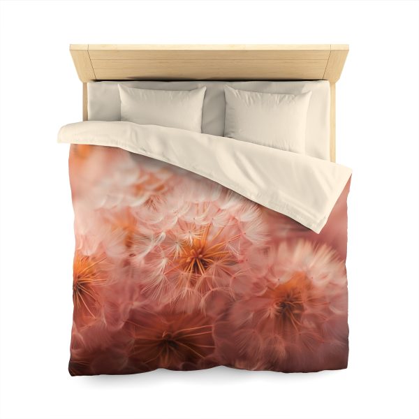 Lovely Fuzzy Fluff in Peach 02 - Microfiber Duvet Cover - Image 17