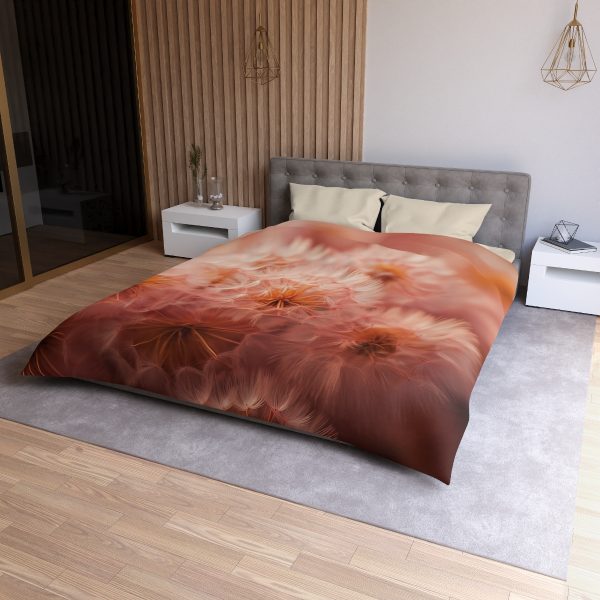 Lovely Fuzzy Fluff in Peach 02 - Microfiber Duvet Cover - Image 18