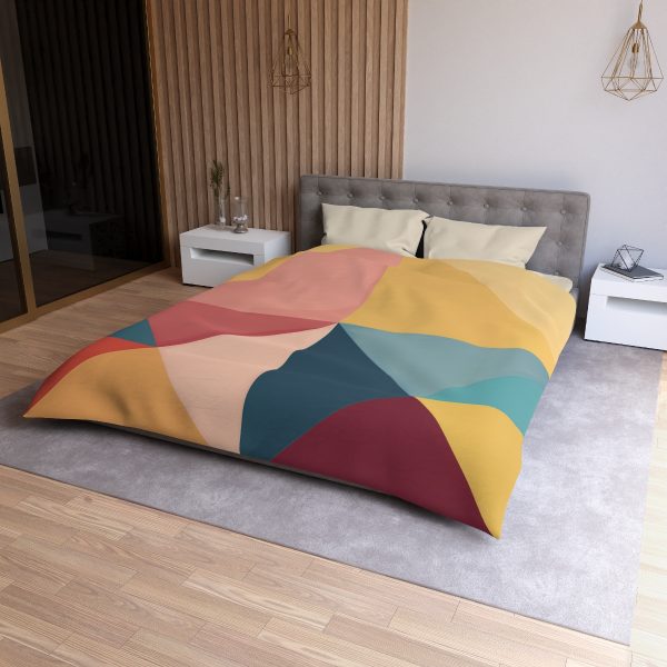 Soft Geometric Pyramid 03 - Microfiber Duvet Cover - Image 18