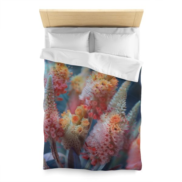 Bright Fantasy Floral 06 - Microfiber Duvet Cover - Image 8