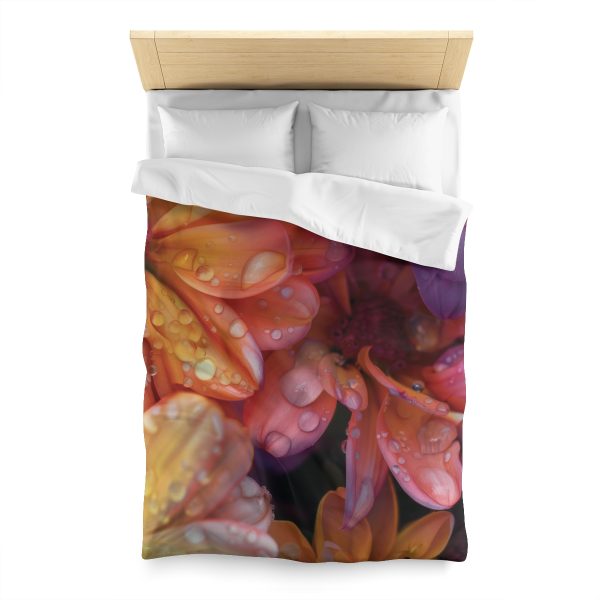 Bright Fantasy Floral 04 - Microfiber Duvet Cover - Image 8