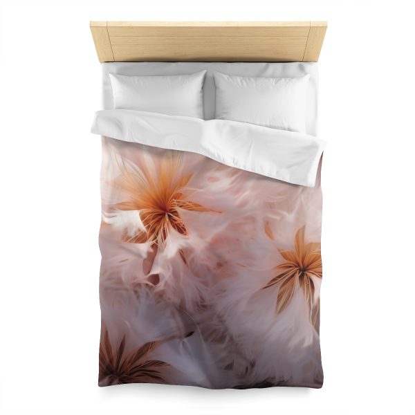 Soft Fantasy Feather Puffs - Microfiber Duvet Cover - Image 8