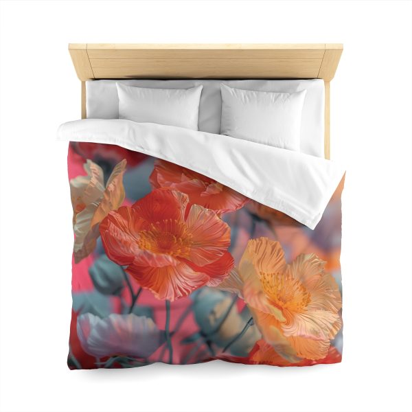 Bright Fantasy Floral 05 - Microfiber Duvet Cover - Image 20