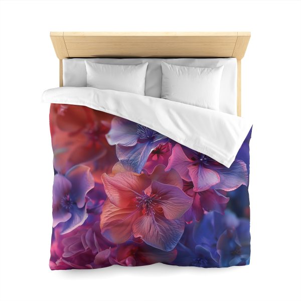 Bright Fantasy Floral 03 - Microfiber Duvet Cover - Image 20