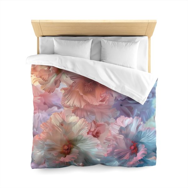 Floral Nebula 02 - Microfiber Duvet Cover - Image 20