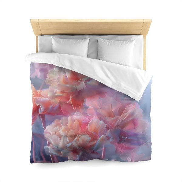 Floral Nebula 03 - Microfiber Duvet Cover - Image 20