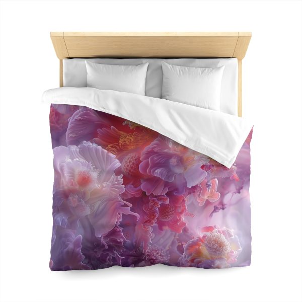 Floral Nebula 05 - Microfiber Duvet Cover - Image 20