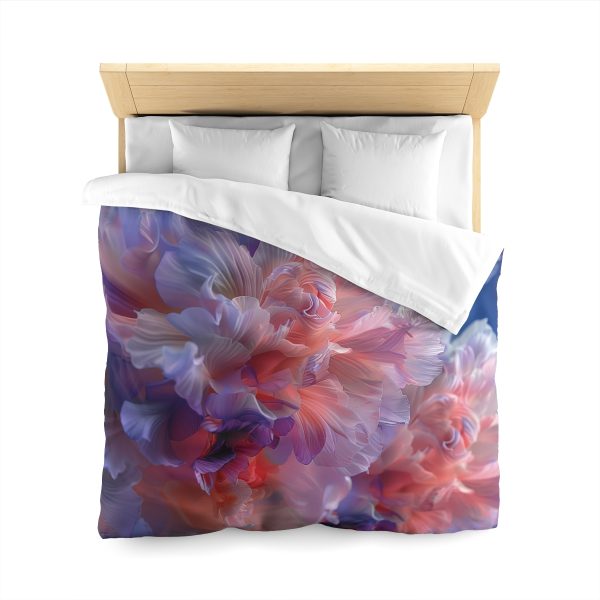 Floral Nebula 07 - Microfiber Duvet Cover - Image 20