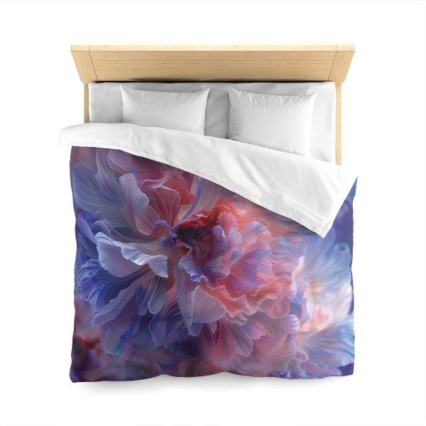 Floral Nebula 08 - Microfiber Duvet Cover - Image 20