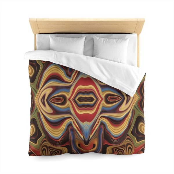 Lipnotic Kaleidoscope Background 03 - Microfiber Duvet Cover - Image 20