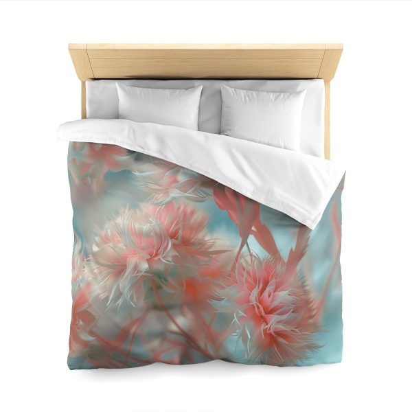 Floral Nebula 01 - Microfiber Duvet Cover - Image 20