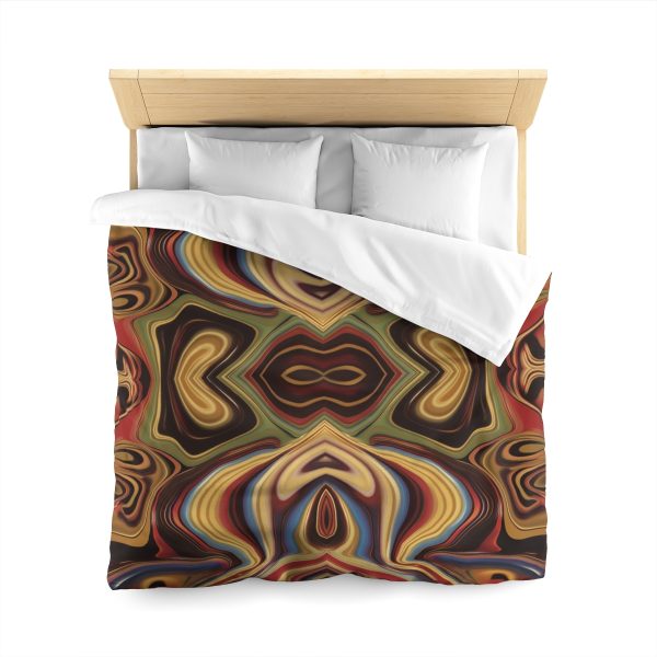 Lipnotic Kaleidoscope Background 04 - Microfiber Duvet Cover - Image 20