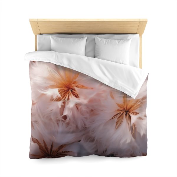 Soft Fantasy Feather Puffs - Microfiber Duvet Cover - Image 20