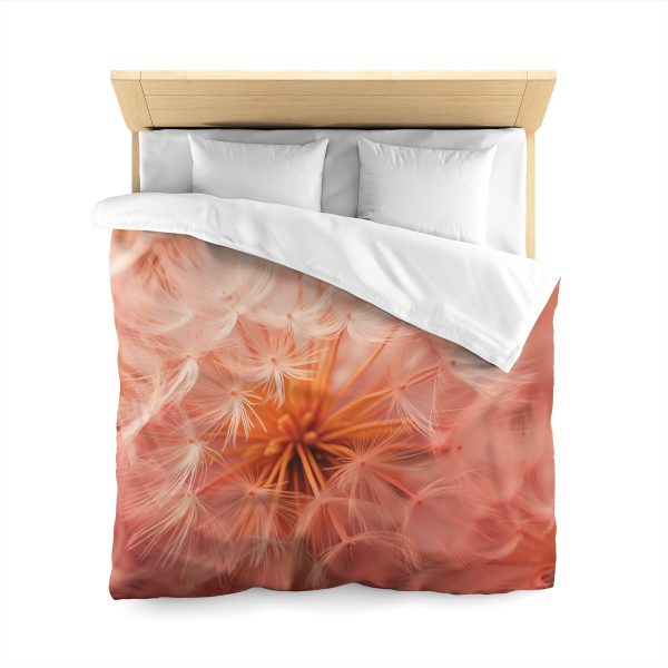 Lovely Fuzzy Fluff in Peach 01 - Microfiber Duvet Cover - Image 20