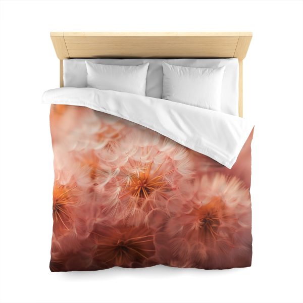 Lovely Fuzzy Fluff in Peach 02 - Microfiber Duvet Cover - Image 20