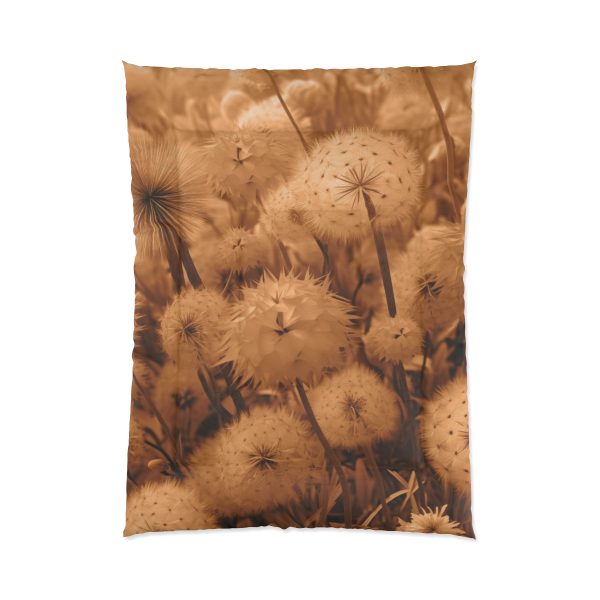 Dandelion Dream in Sunkissed Peach - Comforter - Image 5