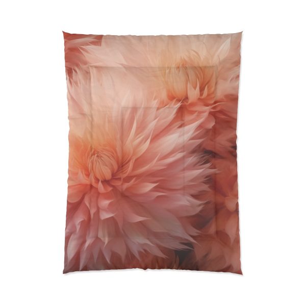 Lovely Fuzzy Buds in Peach 01 - Comforter - Image 5