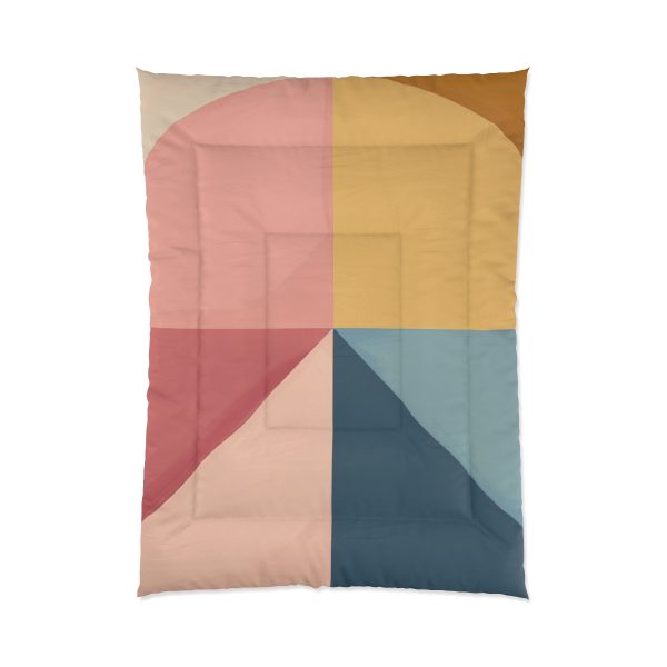 Soft Geometric Pyramid 02 - Comforter - Image 5