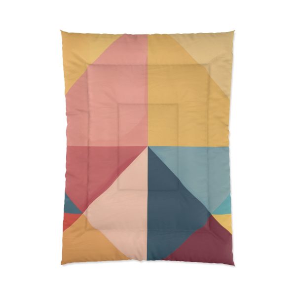 Soft Geometric Pyramid 03 - Comforter - Image 5