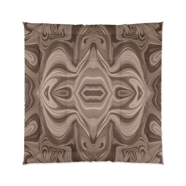 Lipnotic Kaleidoscope Background In Almondine 03 - Comforter