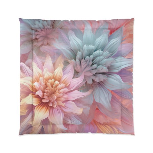 Pastel Fantasy Baroque Floral 03 - Comforter