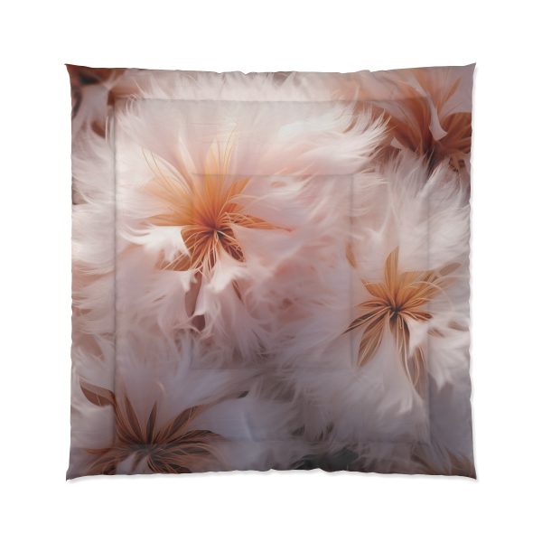 Soft Fantasy Feather Puffs - Comforter